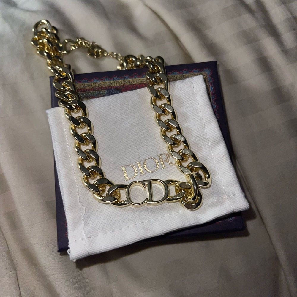 Super stylish Christian Dior choker